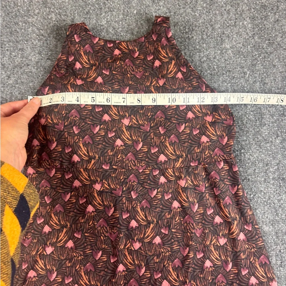 PATAGONIA Women’s Magnolia Spring Dress Block Party: Fertile Brown size: Small - Picture 6 of 10